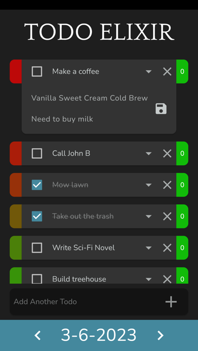 Todo Elixir Screenshot