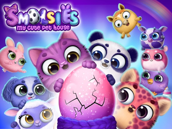 Smolsies – My Cute Pet House iPad app afbeelding 6