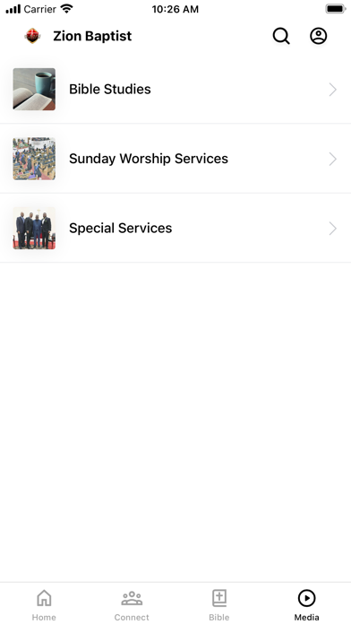 Zion Baptist Church Columbia Screenshot