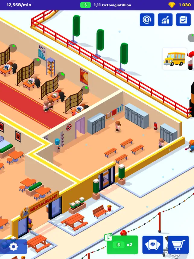 Screenshot 6 Ski Resort: Idle Snow Tycoon iphone