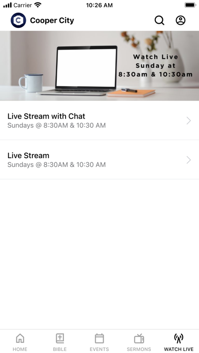 Cooper City Church of God App Screenshot