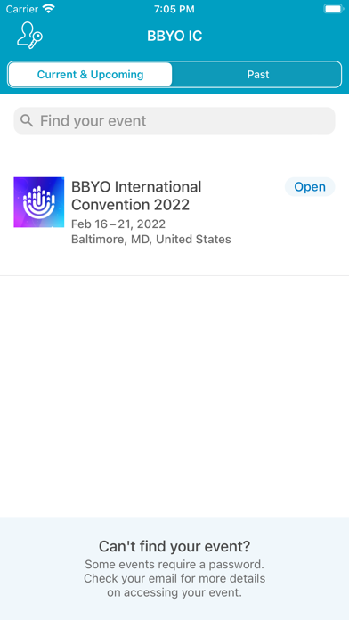 BBYO International Convention Screenshot