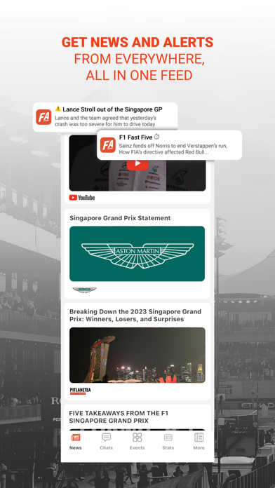 FanAmp - The Home for F1 Fans Screenshot