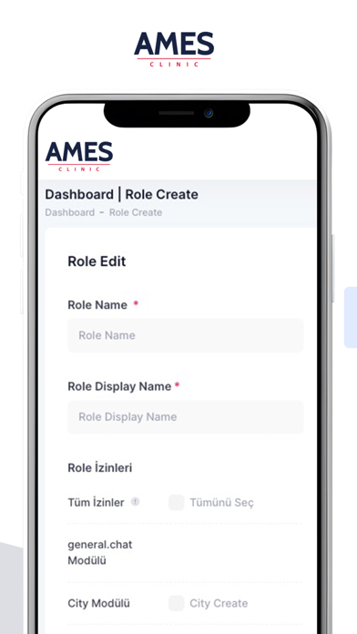 Ames Clinic Screenshot