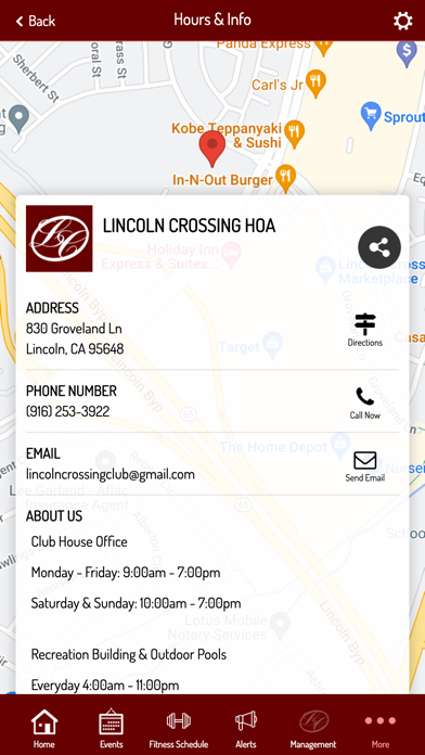 Lincoln Crossing HOA Screenshot