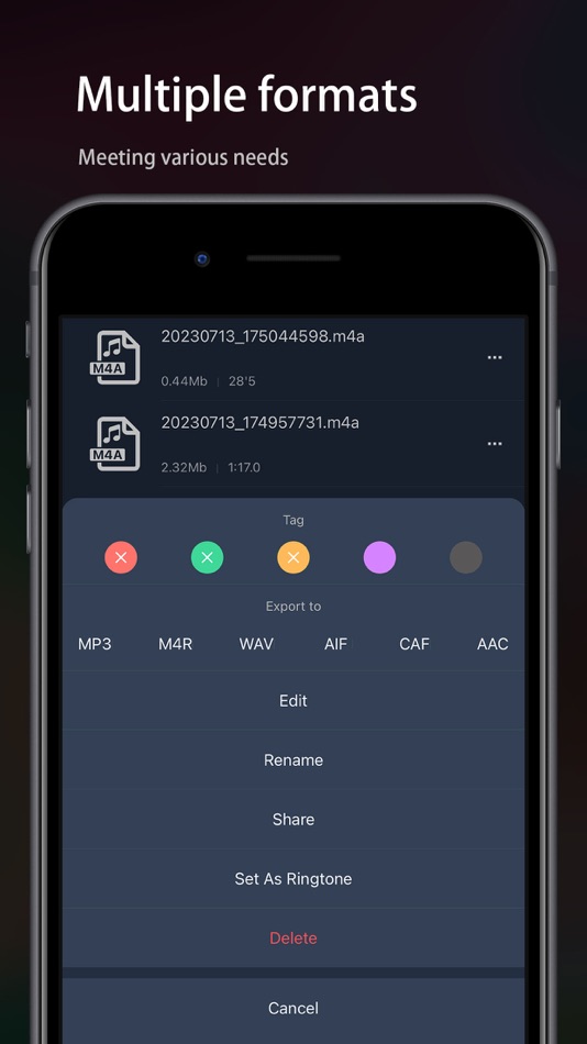 #4. Audio Editor Lite -Sound maker (iOS) 由: 苏娟 陈