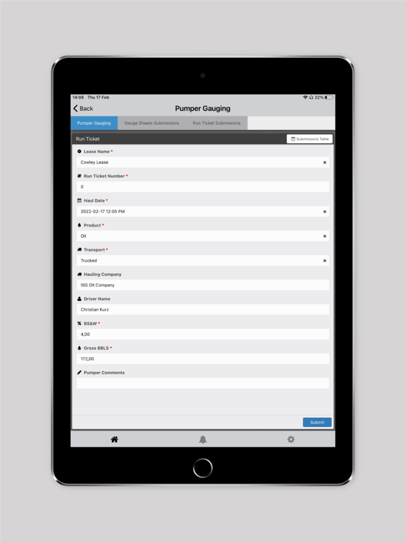 Trinity O&G iPad screenshot 4 - Business app