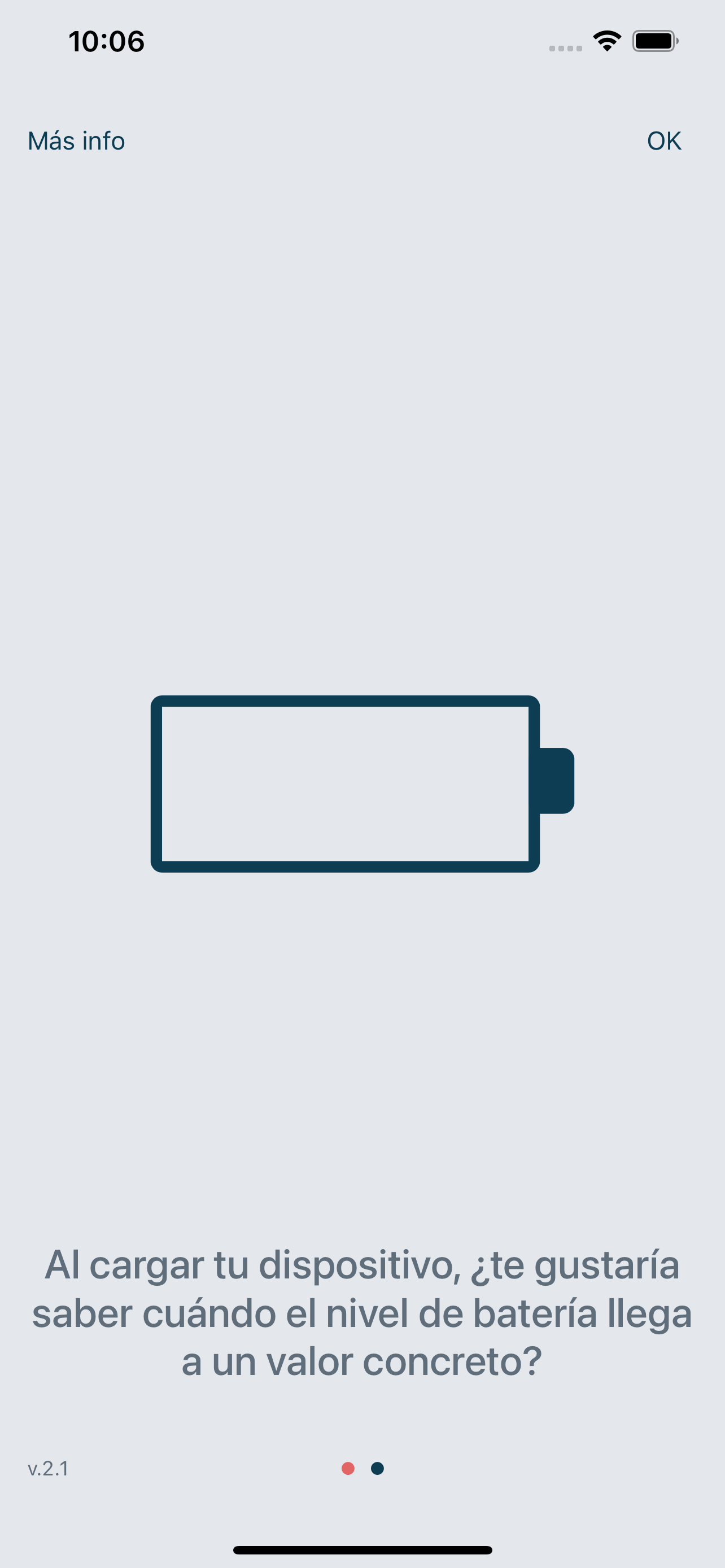 Battery Care Alarm