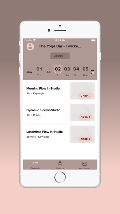 TYB - The Yoga Bar Screenshot