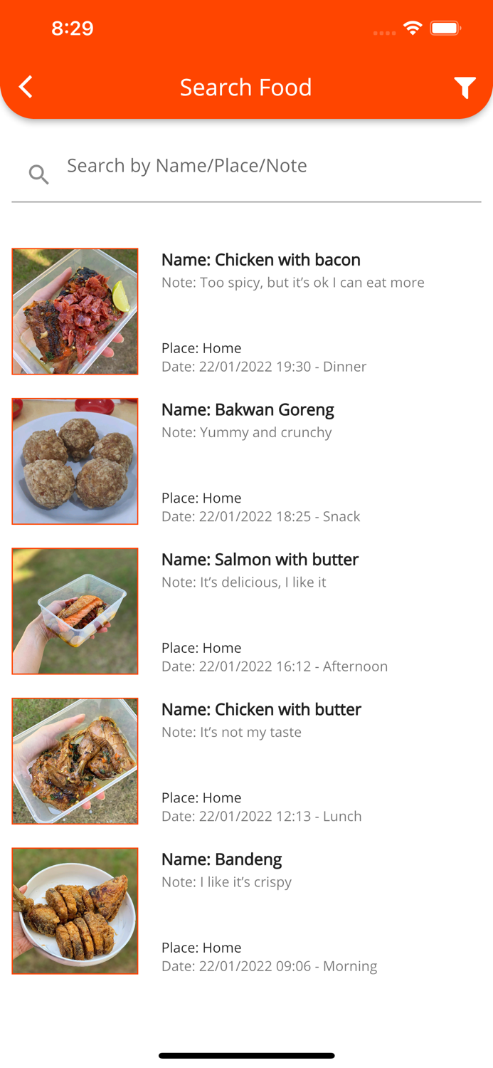 Food Today - Photo and Diary