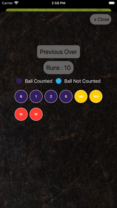 Scoreboard - Gully Cricket Screenshot