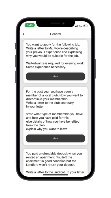 IELTS Writing - AT & GT Screenshot