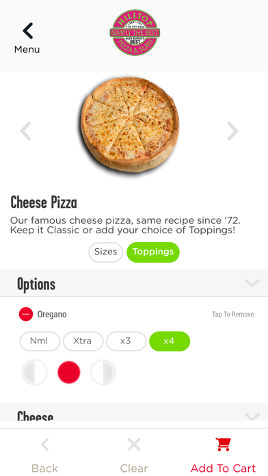 Hilltop Pizza & Subs Screenshot