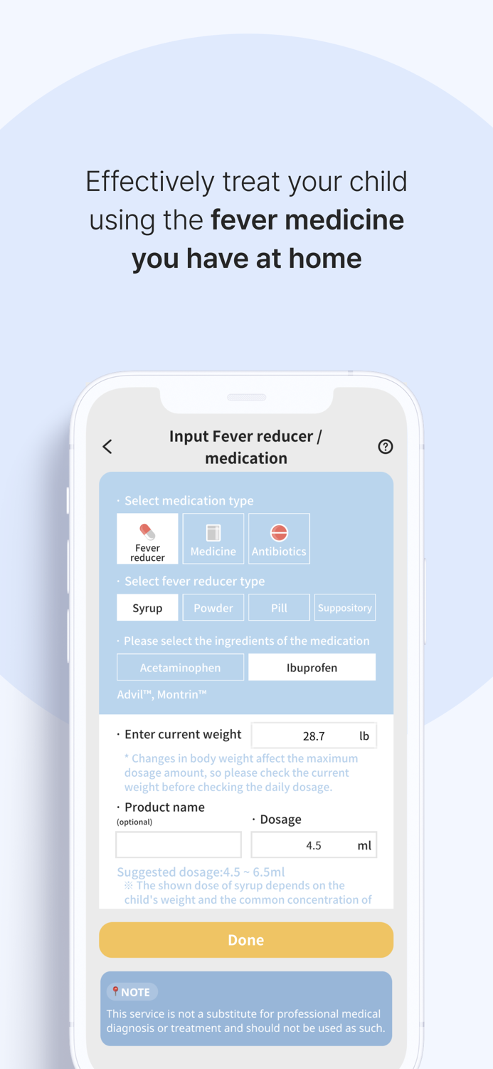FeverCoach - For Childs Fever