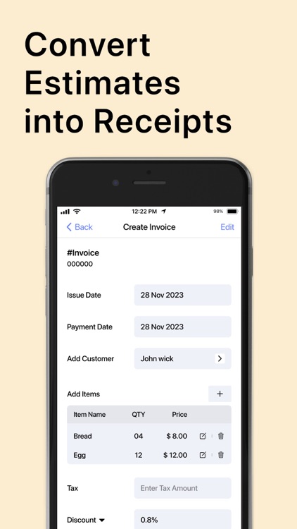 Invoice Maker - Budget App screenshot-5