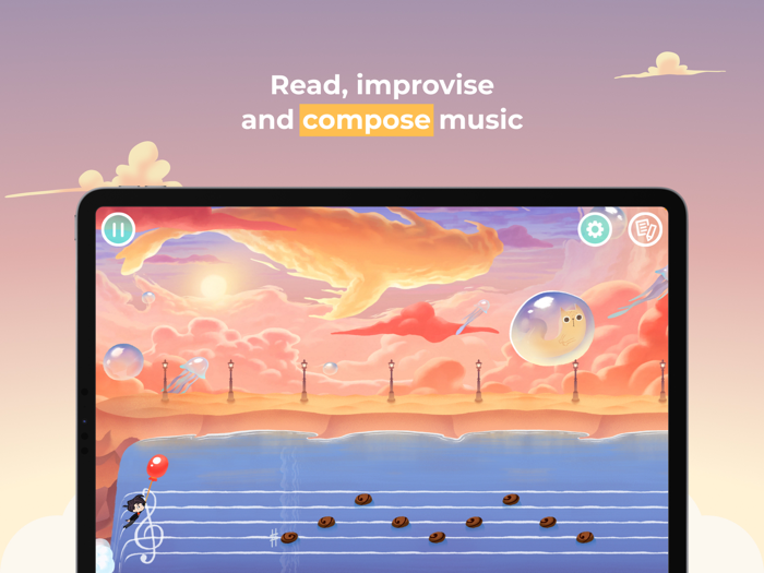 TunyStones Guitar - read music