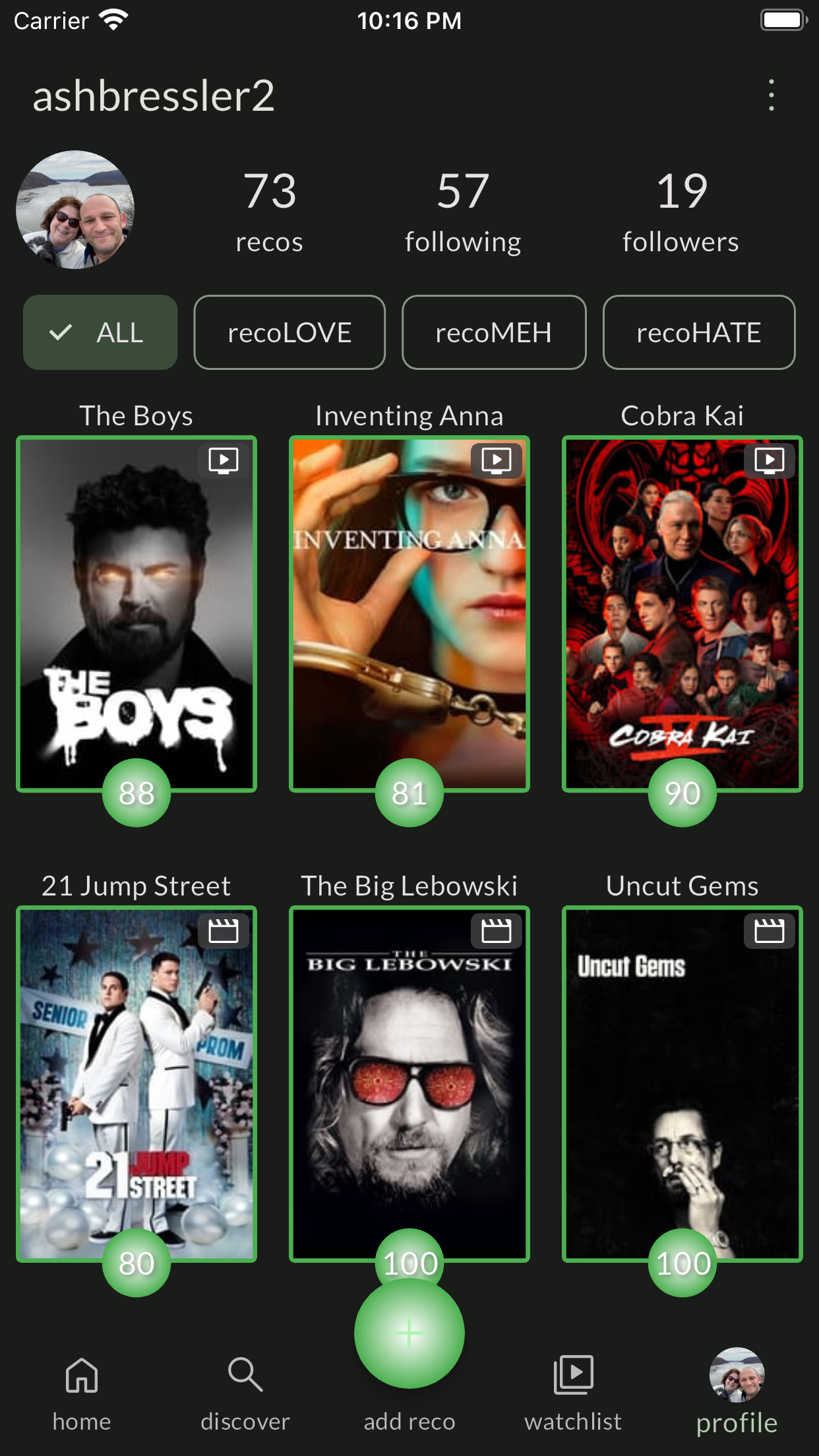 reco - What to Watch