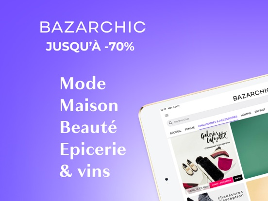 T l charger BazarChic ventes priv es mode pour iPhone iPad sur