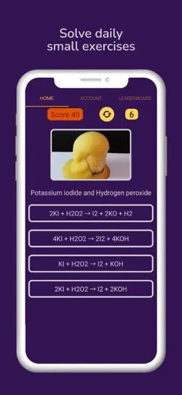 Game screenshot Chemistry Experiments Quiz apk