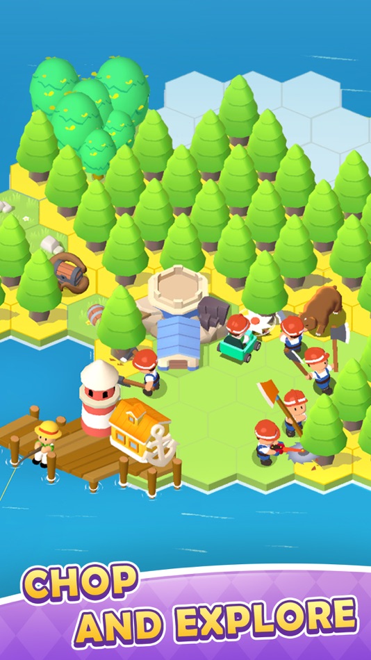 #1. Isle Pioneer: Idle Lumber Chop (iOS) 由: CYBERJOY LIMITED
