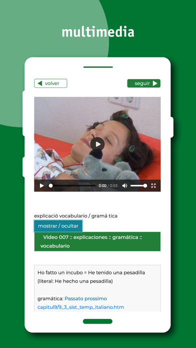 curso de italiano Screenshot