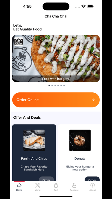 Cha Cha Chai-Order Online Screenshot