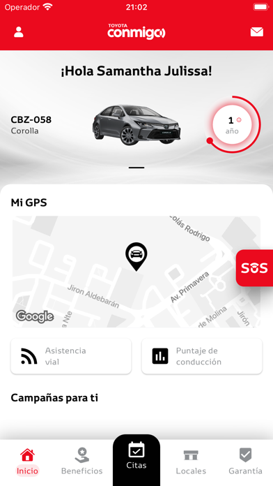Toyota Conmigo Screenshot