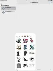 spooky zombie stickers ipad capturas de pantalla 3