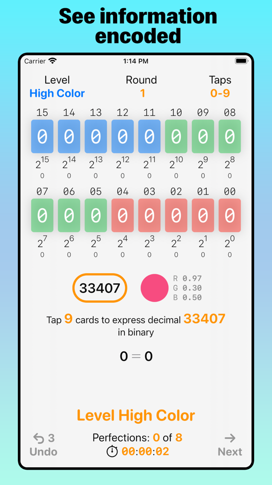 #1. Bit Quiz 16 (iOS) 来自: John Pavley