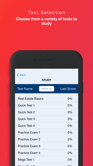 Idaho Real Estate Exam Screenshot