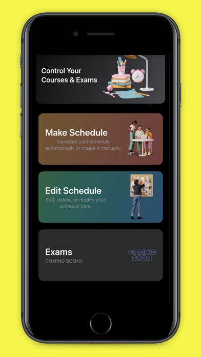 Atilim Schedule Screenshot