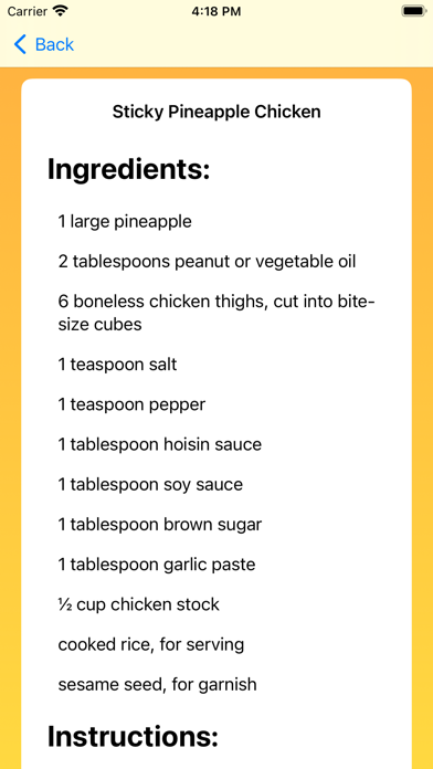 Hey Karah, What's For Dinner? Screenshot