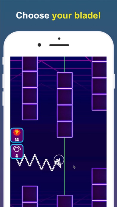 Neon Blade: Casual Game Screenshot