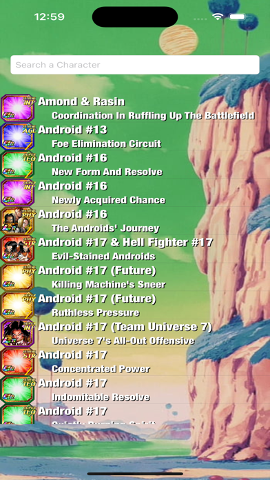 Dokkan Stat Analyzer Screenshot