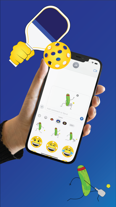 Pickleball Stickers Screenshot 4 - AppWisp.com Pickleball Stickers Screenshot 4 - AppWisp.com