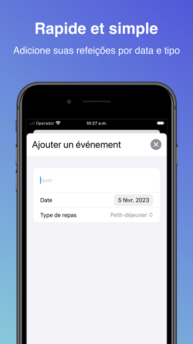 Screenshot #3 pour Calendrier des Repas - Jamlet