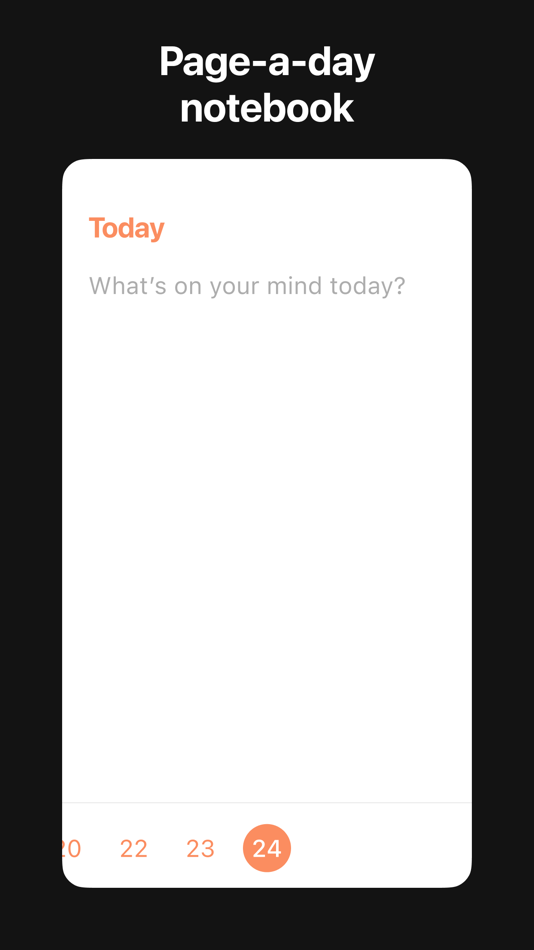 #1. Log Notebook (iOS) Podle: Brendan Aronoff