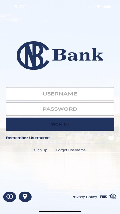 CNB Bank Screenshot