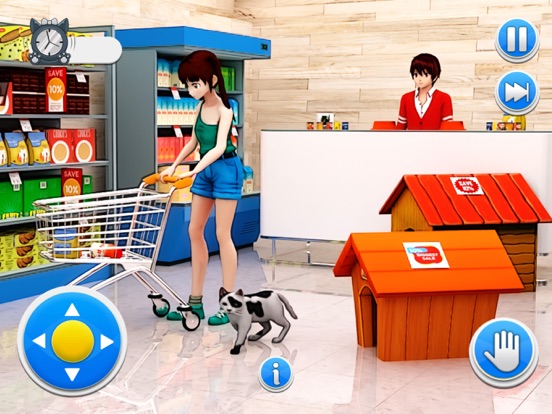 Pregnant Little Kitten 3D Sims iPad screenshot 4 - Games app