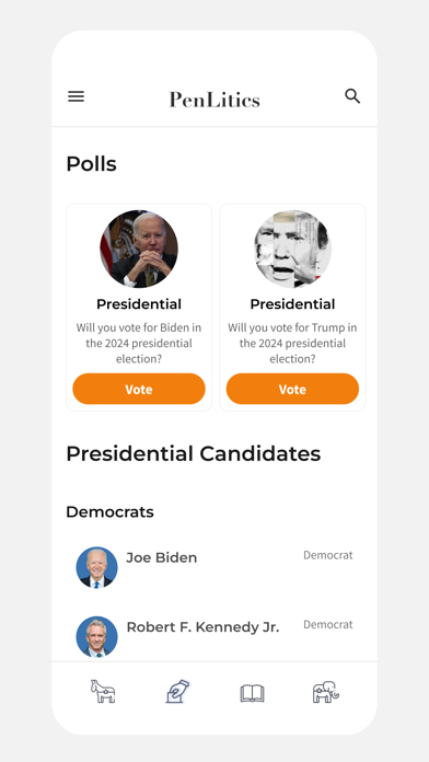 PenLitics iPhone screenshot 5 - News app