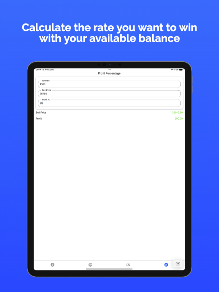 Crypto Profit Calculator -Live