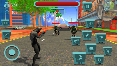 Super Black Rope Hero Fighting Screenshot