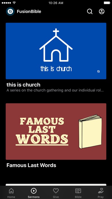 Fusion Bible Church Screenshot