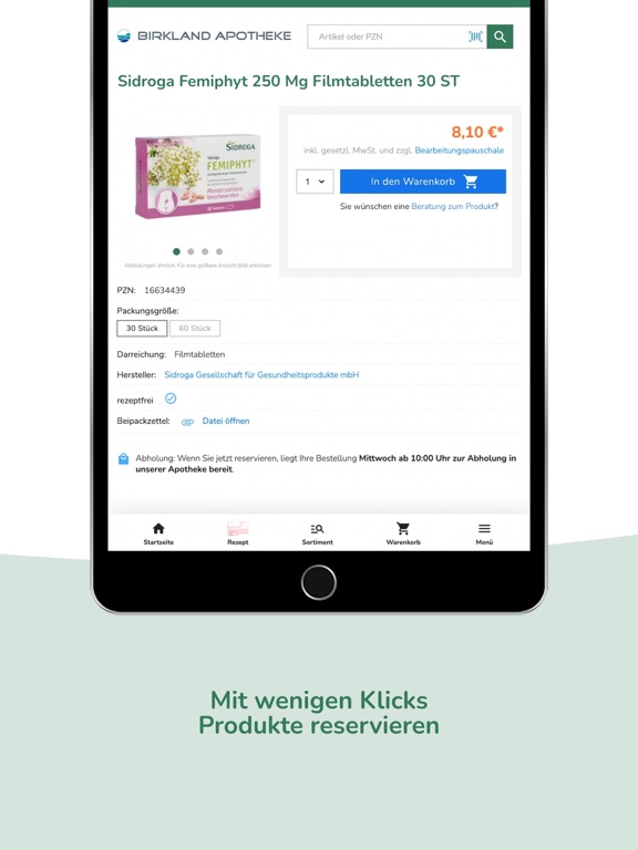 Screenshot #5 pour Birkland Apotheke Wees