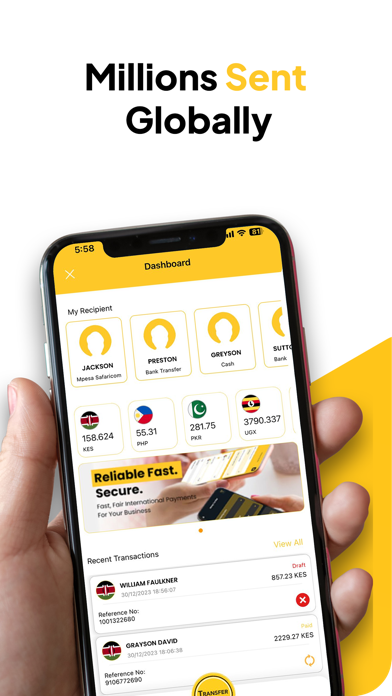Juba Express Money Transfer Screenshot