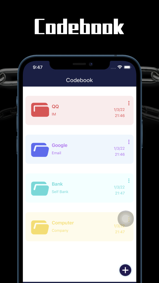 #1. 密码本-密码管理 (iOS) Bởi: 杰 林