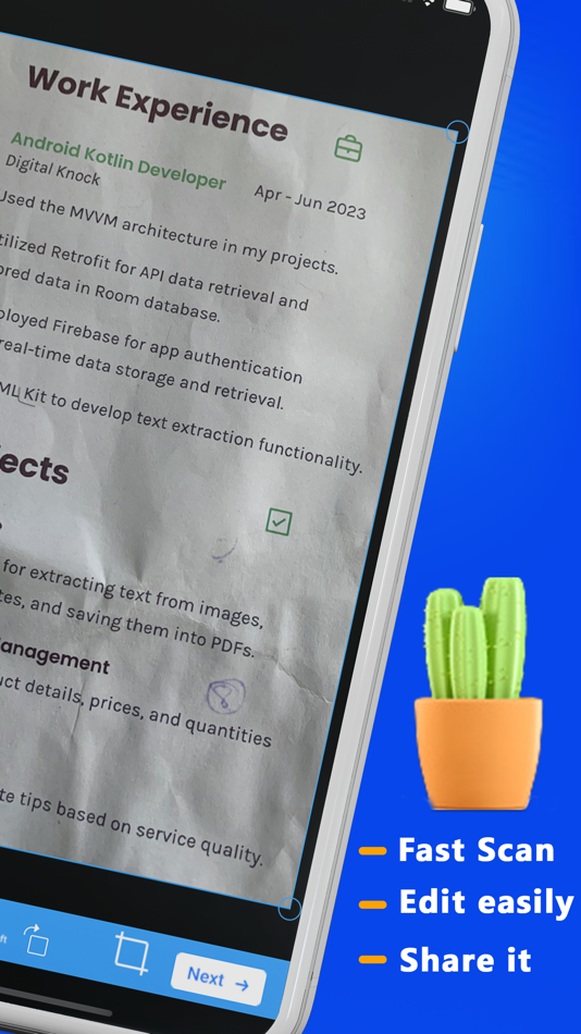 #2. Document Scanner: PDF Scan (iOS) Podle: Hassan Ali Awan