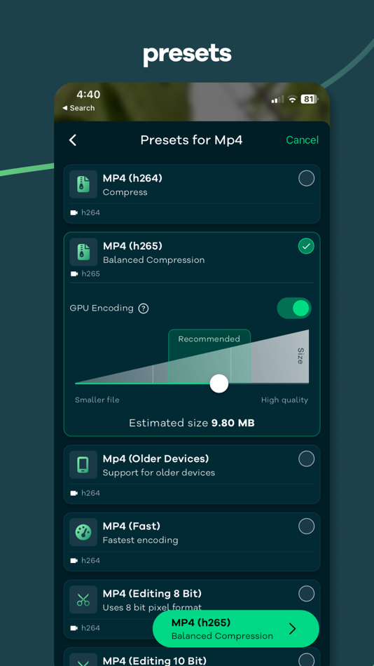 #3. Video Converter, Compressor (iOS) 由: Kartik Garasia