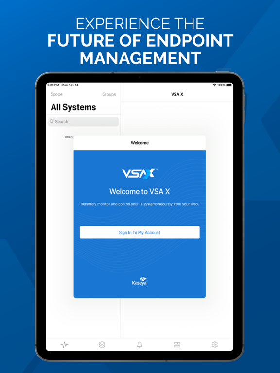 VSA iPad screenshot 1 - Business app