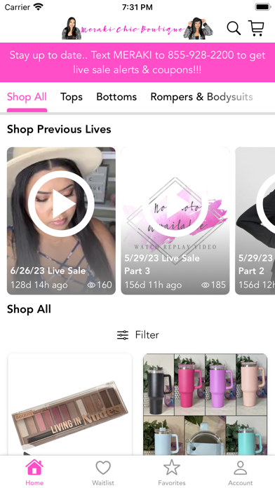 Meraki Chic Boutique Screenshot